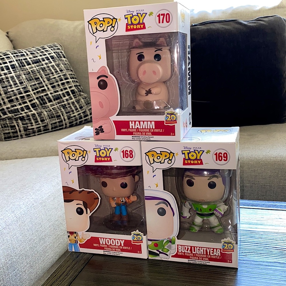 Disney Pixar Toy Story 20th Anniversary Funko Pop Set